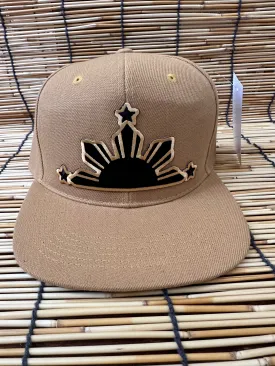 3 STARS AND SUN Filipino Brown Cream Brims