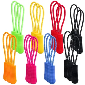 40 Pieces Zipper Pulls Zip Extension Zipper Tag for Clothes Backpacks Traveling Case Handbag Purse Zipper Replacement Tag Tents 40