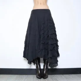 90s DKNY Whimsigoth Maxi Skirt (M)