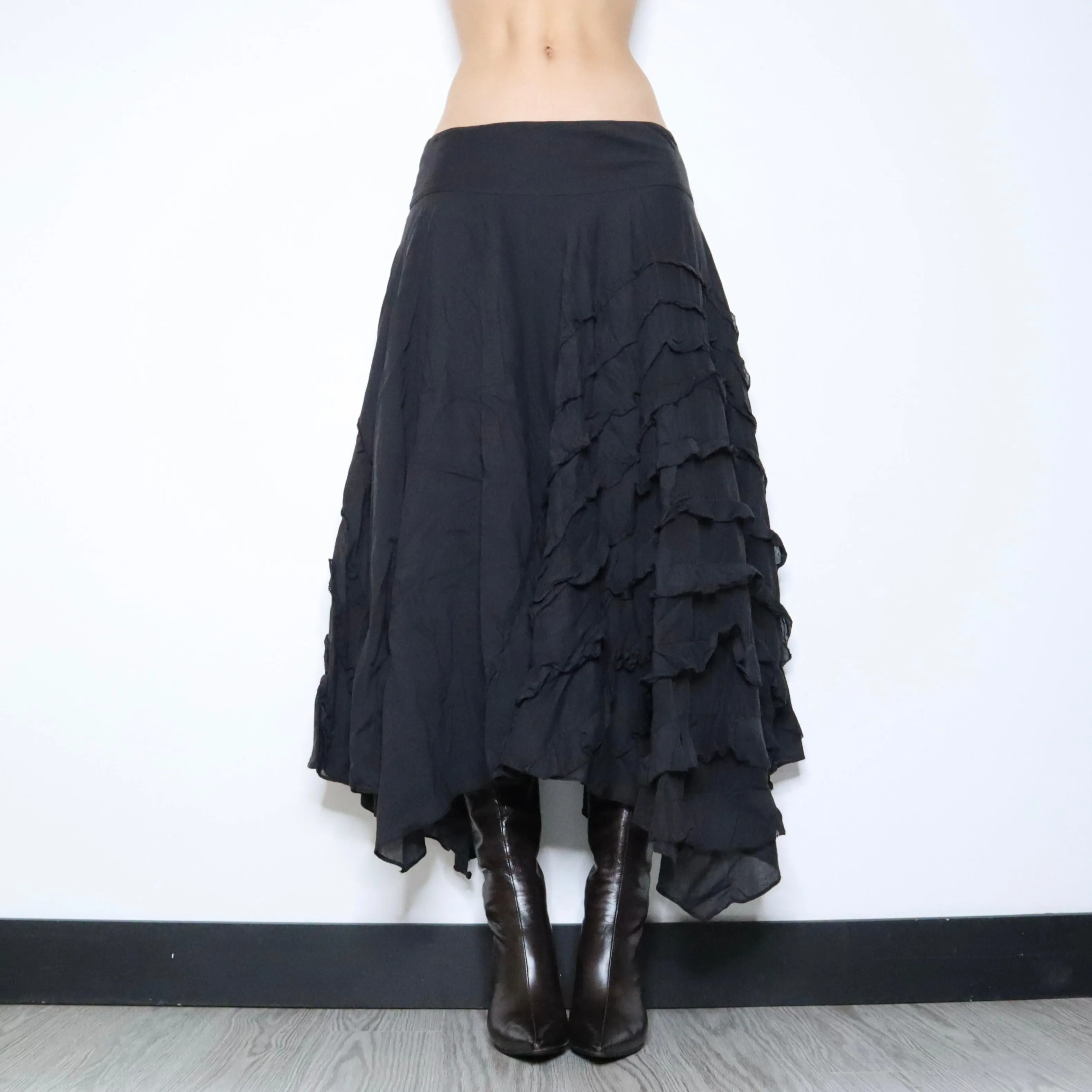 90s DKNY Whimsigoth Maxi Skirt (M)