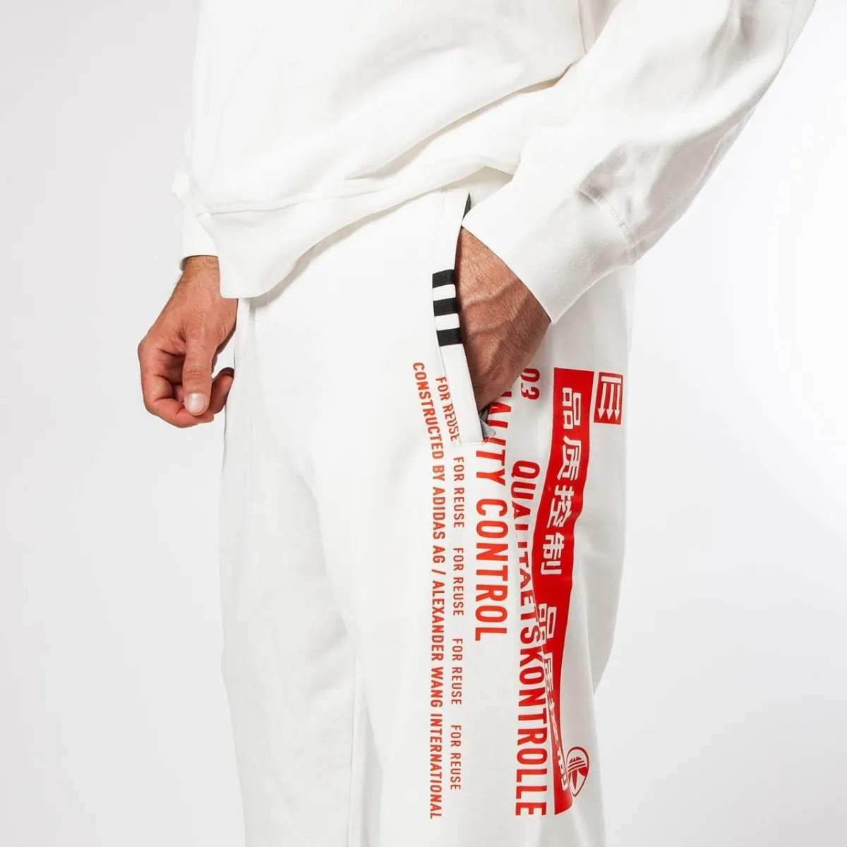 adidas by Alexander Wang AW Graphic Joggers (Weiß)