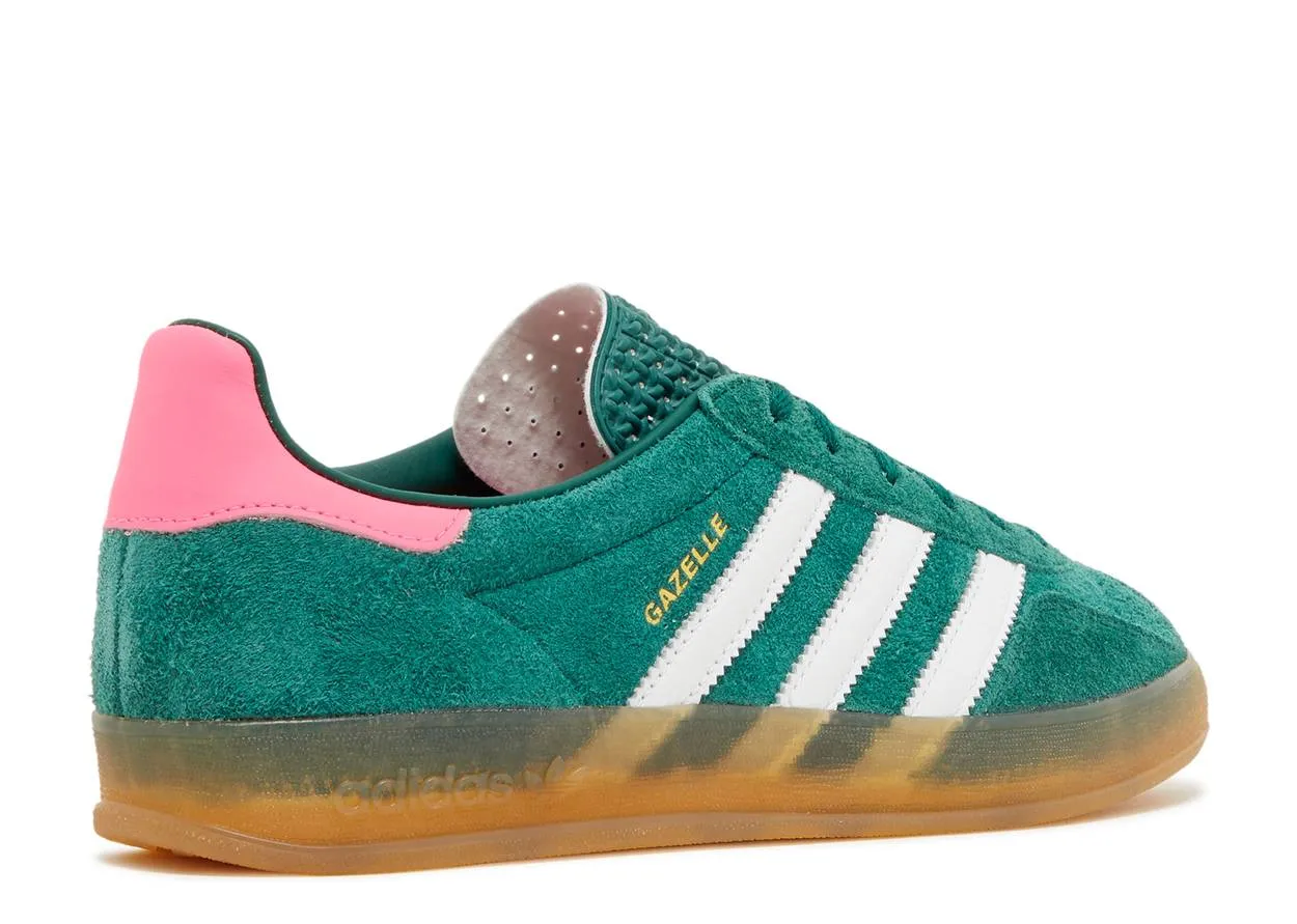Adidas Gazelle Indoor Collegiate Green Lucid Pink