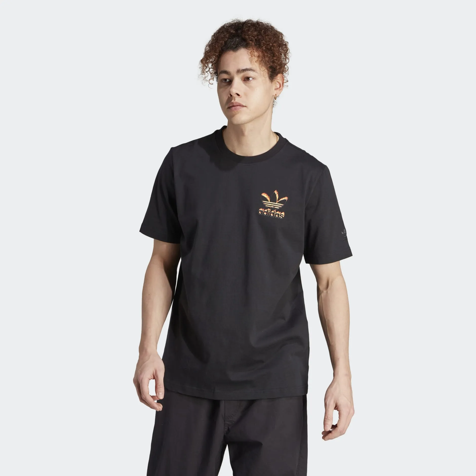 ADIDAS GRAPHICS FIRE TREFOIL T-SHIRT - IL5199