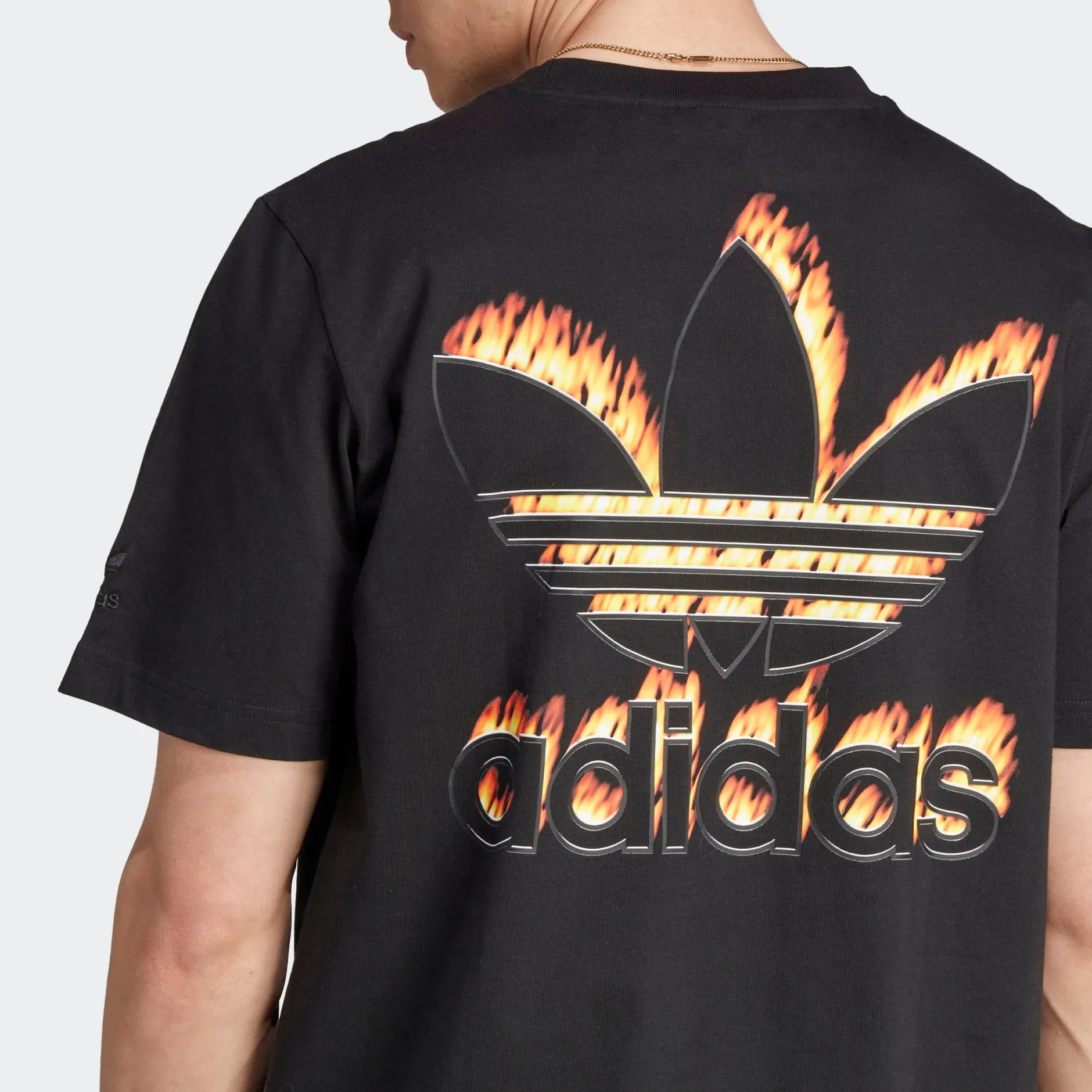 ADIDAS GRAPHICS FIRE TREFOIL T-SHIRT - IL5199