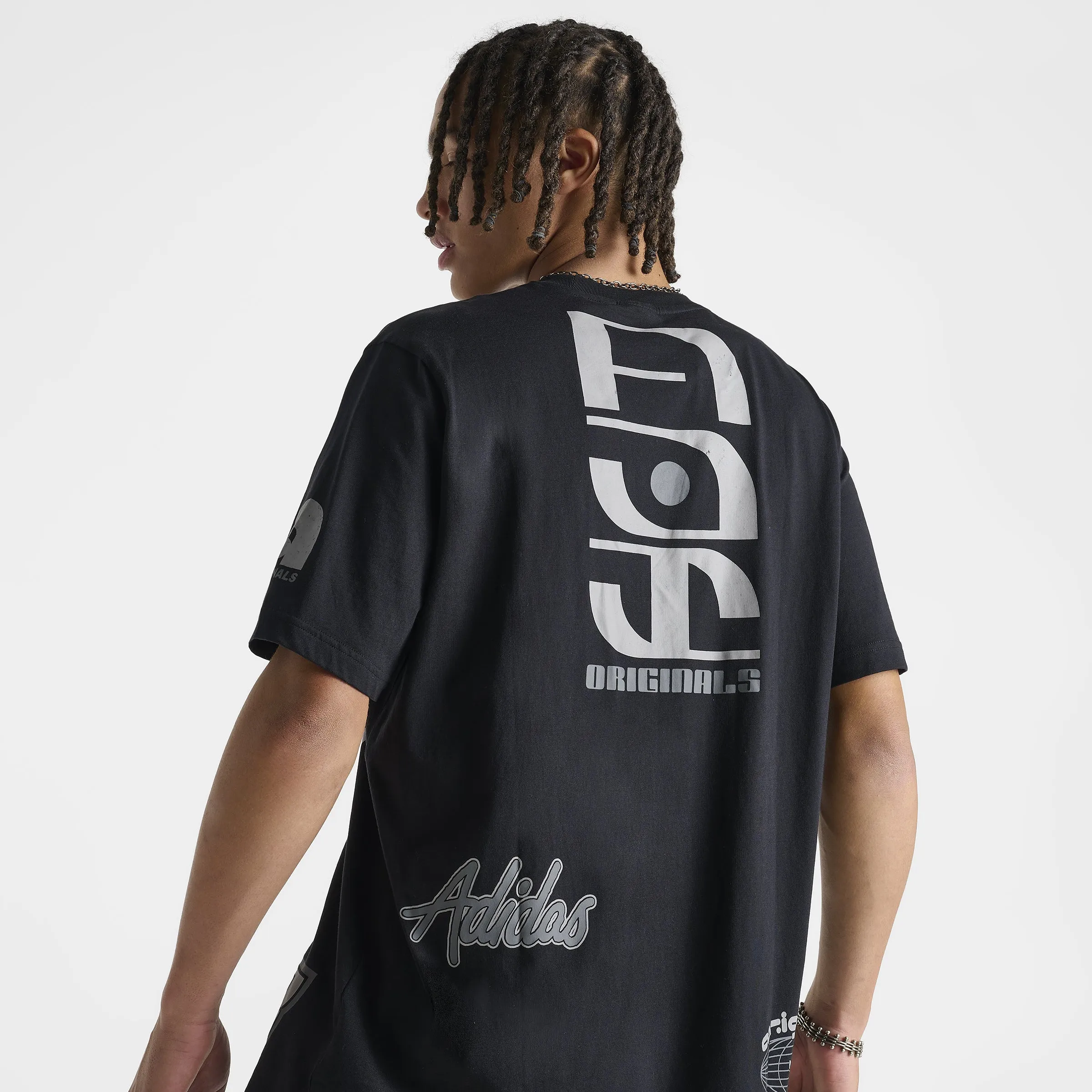 adidas Sponsors T-Shirt / Black