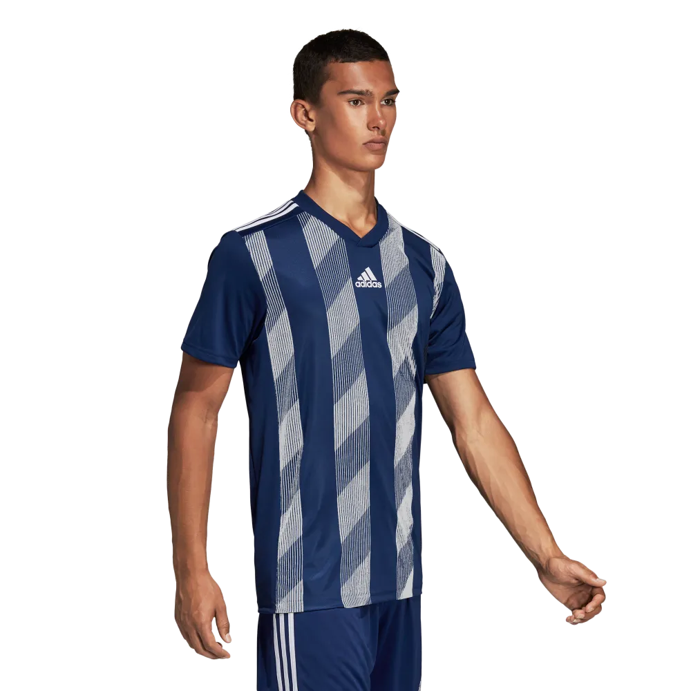 Adidas Striped 19 Jersey - Adult - Dark Blue / White