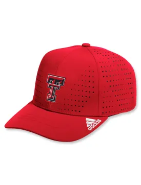 Adidas Texas Tech Double T Structured Adjustable Hat