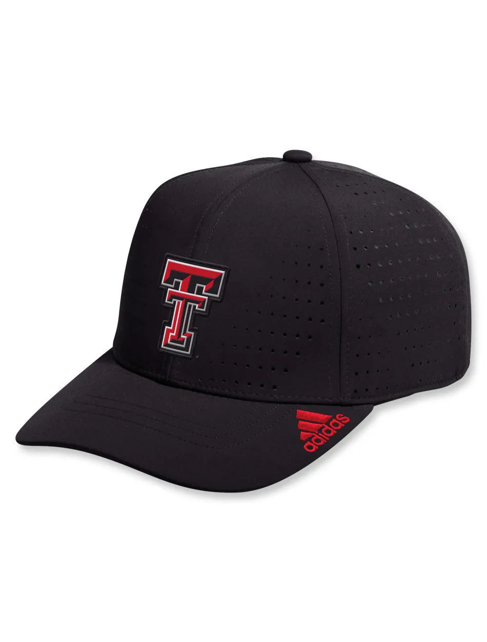 Adidas Texas Tech Double T Structured Adjustable Hat