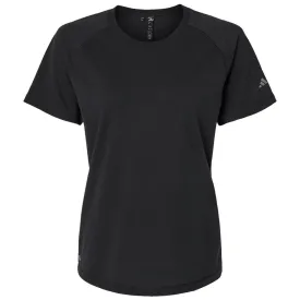 Adidas Women's Black Blended T-Shirt