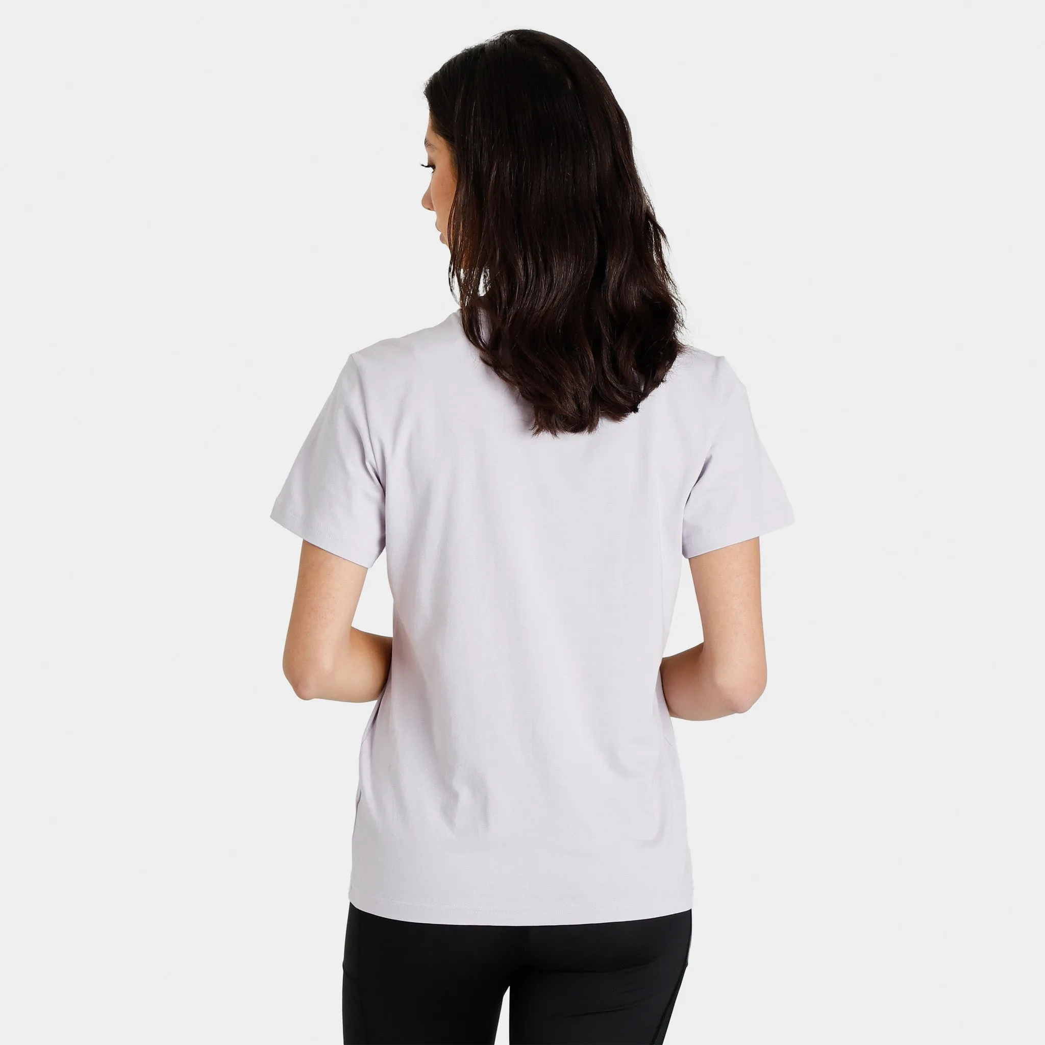 adidas Women's Floral Badge of Sport Graphic T-shirt / Silver Dawn