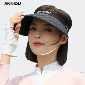 ANNIOU UV Protection Woven Straw Sun Visor
