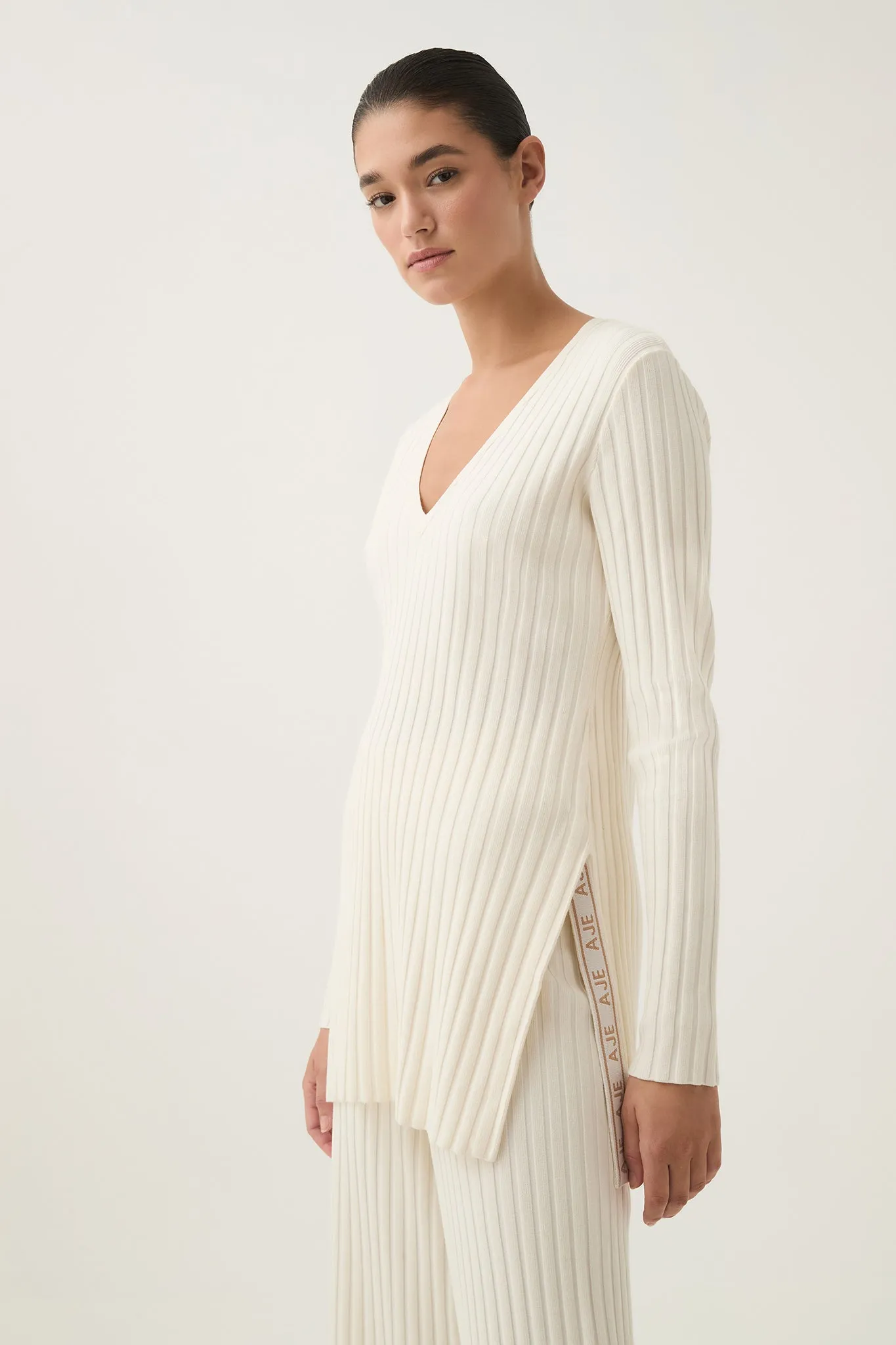 Archer Logo Trim Knit Tunic