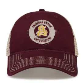 Arizona State Trucker Hat Circle Design