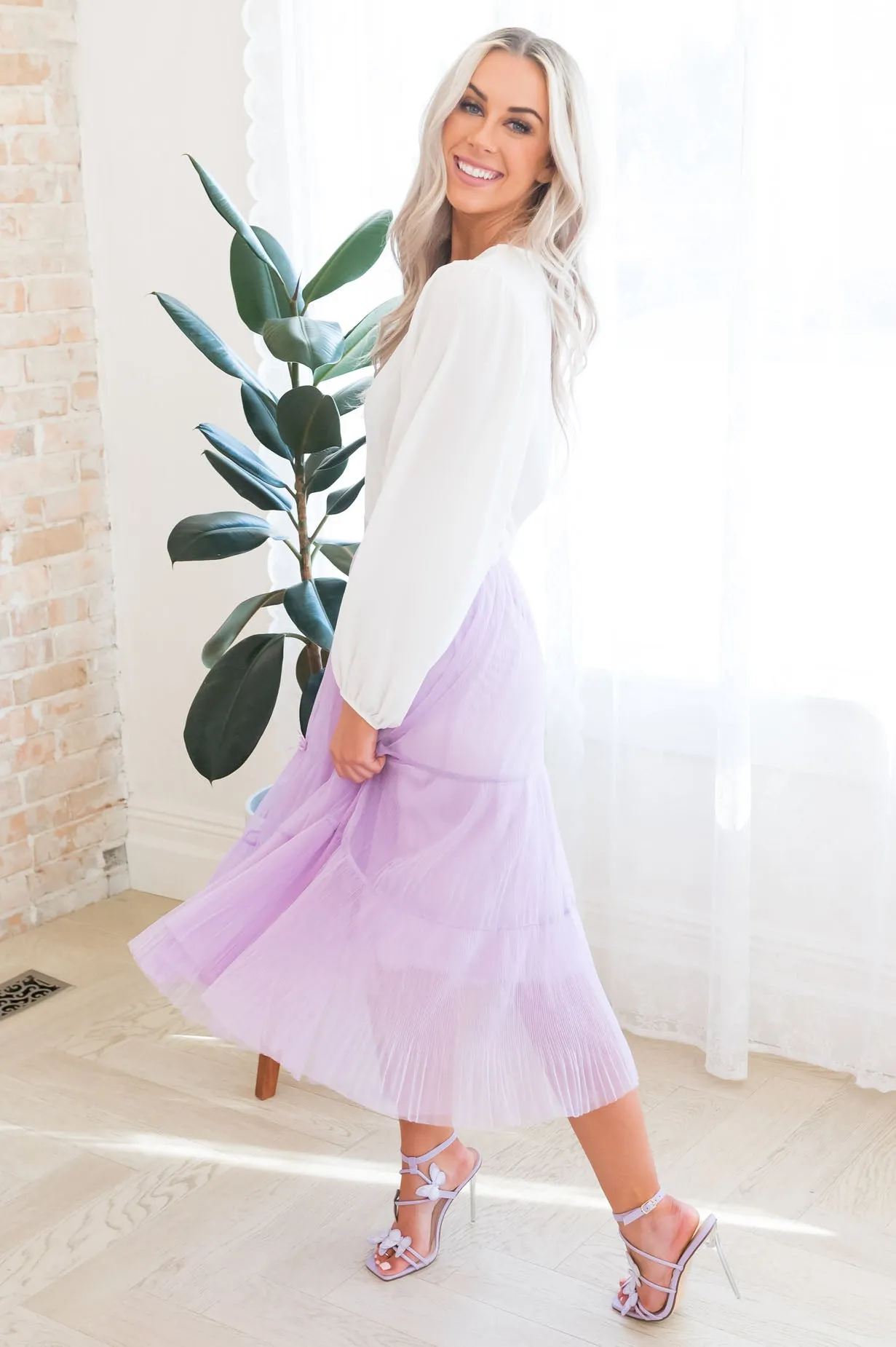 Beautiful Bows Modest Tulle Skirt