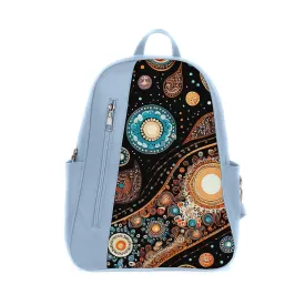 Blue Mixed Backpack Spiral