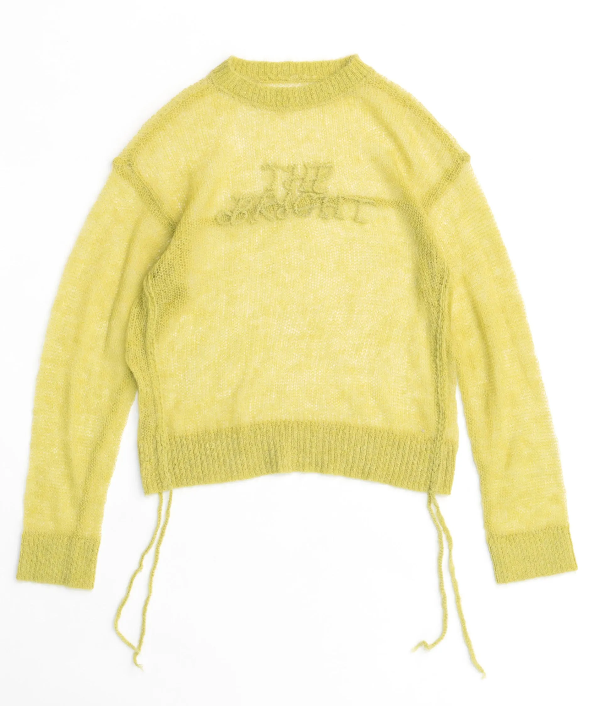 Bright Logo Sheer Knitwear