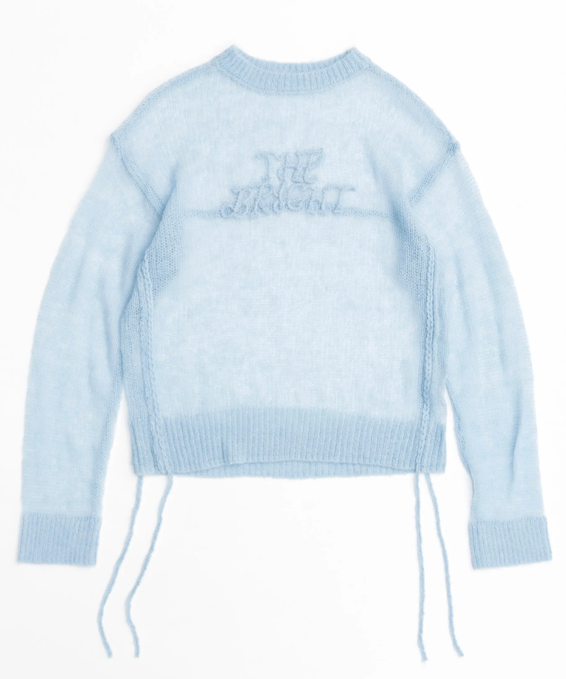 Bright Logo Sheer Knitwear