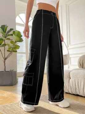 Casual Flap Pocket Cargo Pant