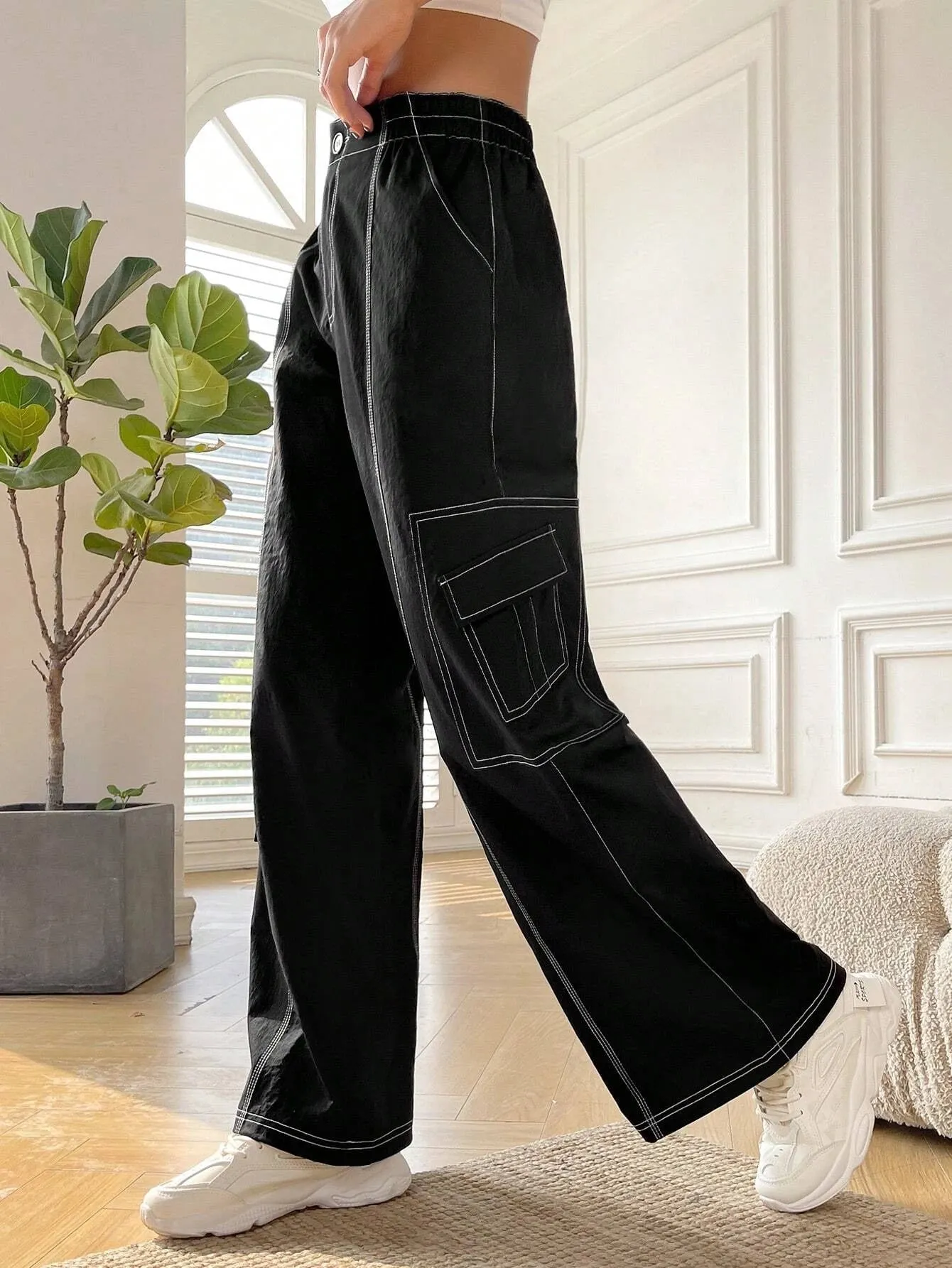 Casual Flap Pocket Cargo Pant