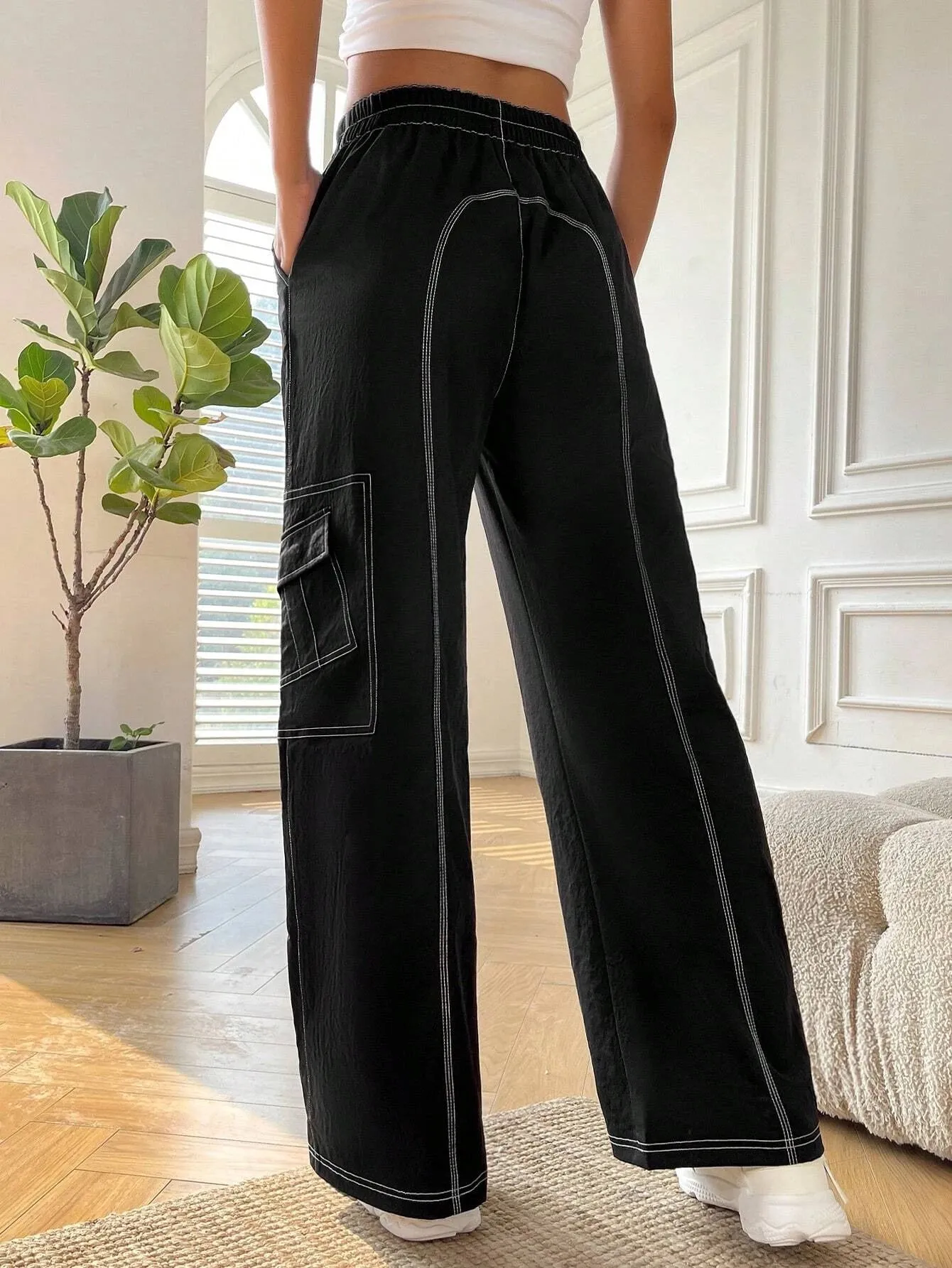Casual Flap Pocket Cargo Pant