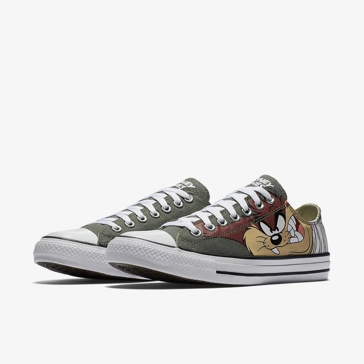Converse All Star Looney Tunes Cartoon Army Green Sneaker