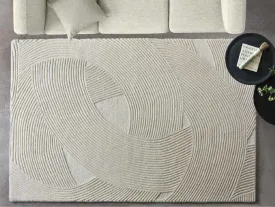Converse Ivory Rug (Surface: 100% Wool)