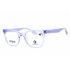 Converse Women's Eyeglasses - Crystal Ultraviolet Square Plastic Frame | CV5078 524