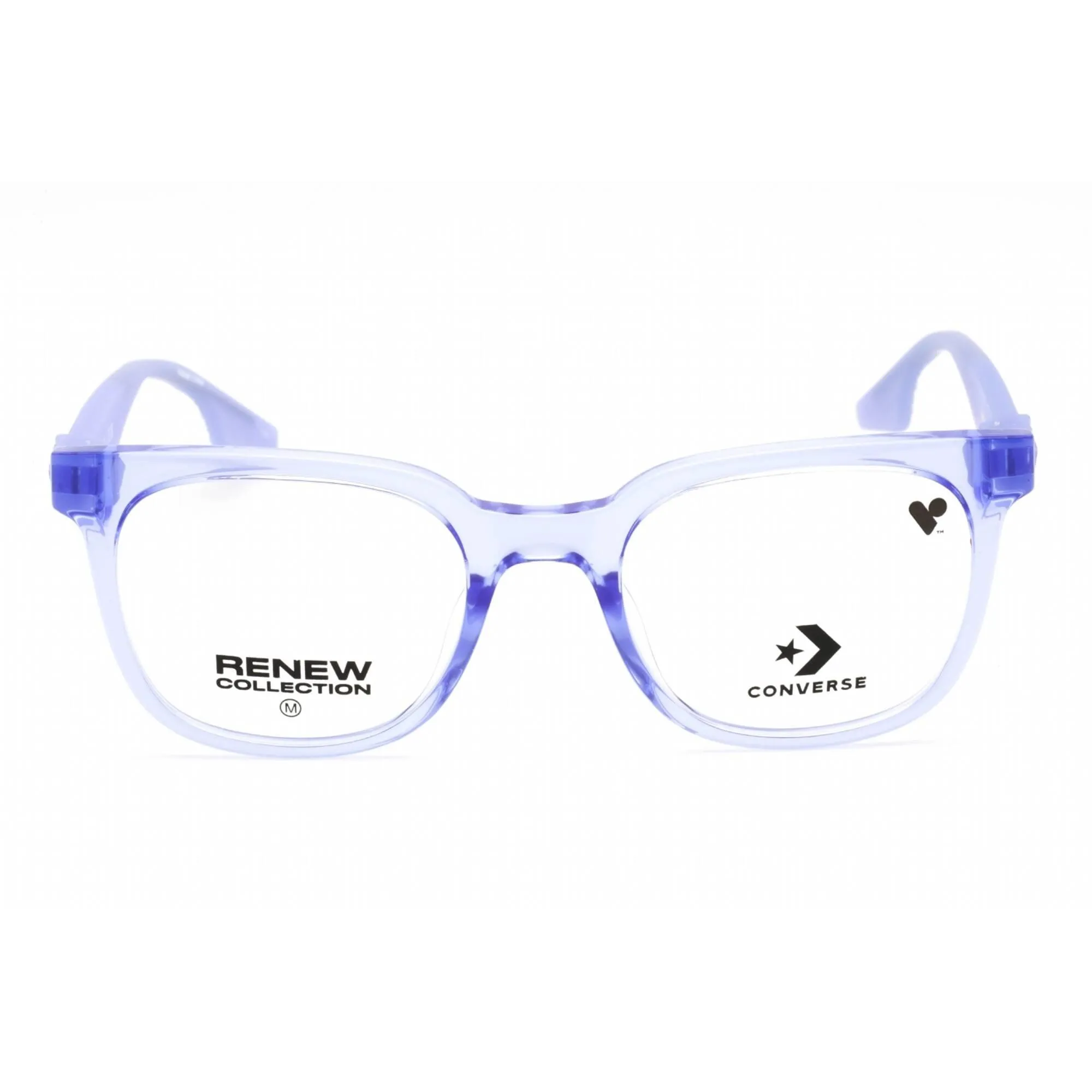 Converse Women's Eyeglasses - Crystal Ultraviolet Square Plastic Frame | CV5078 524