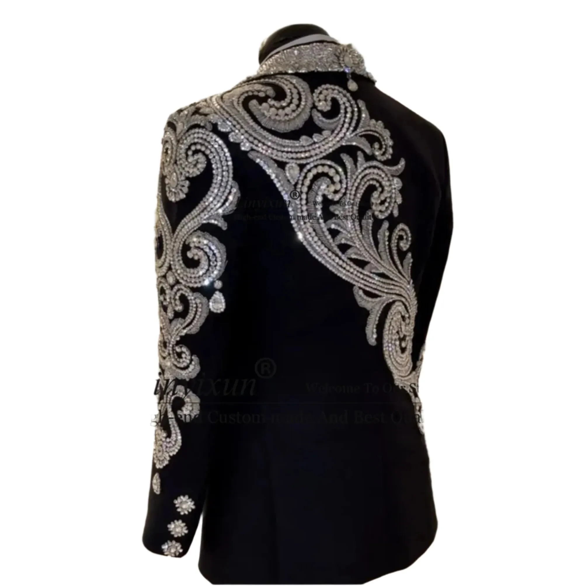 Crystal Lace Design Tuxedo