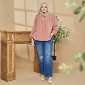 Dareen Blouse - Indian red