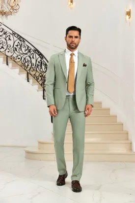 Designer Style Unique Design 2 Pieces Men's Suits Jacket Pants 2589