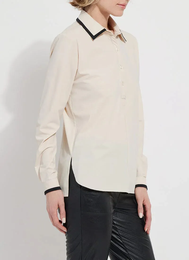 Diana Shirt w/ Contrast Trim