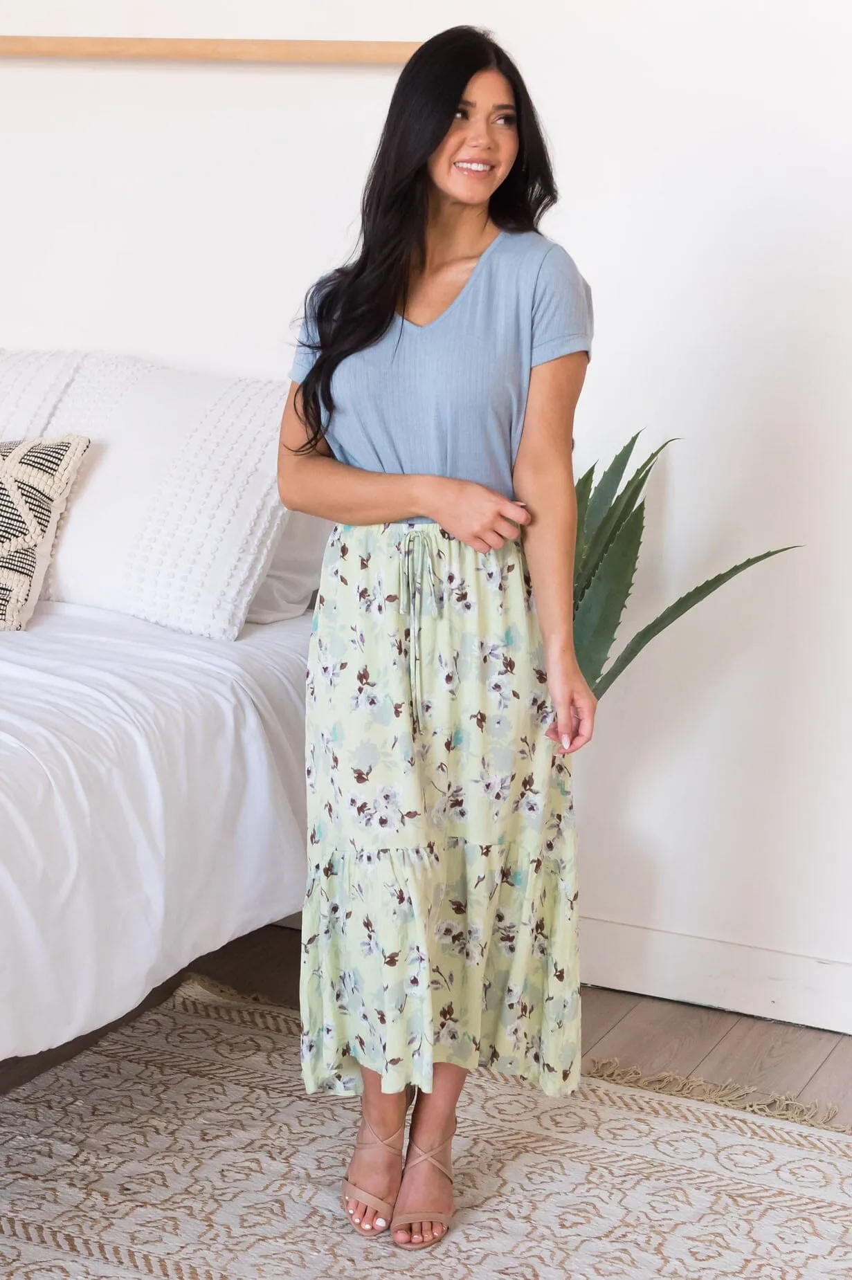 Favorite Blooms Modest Skirt