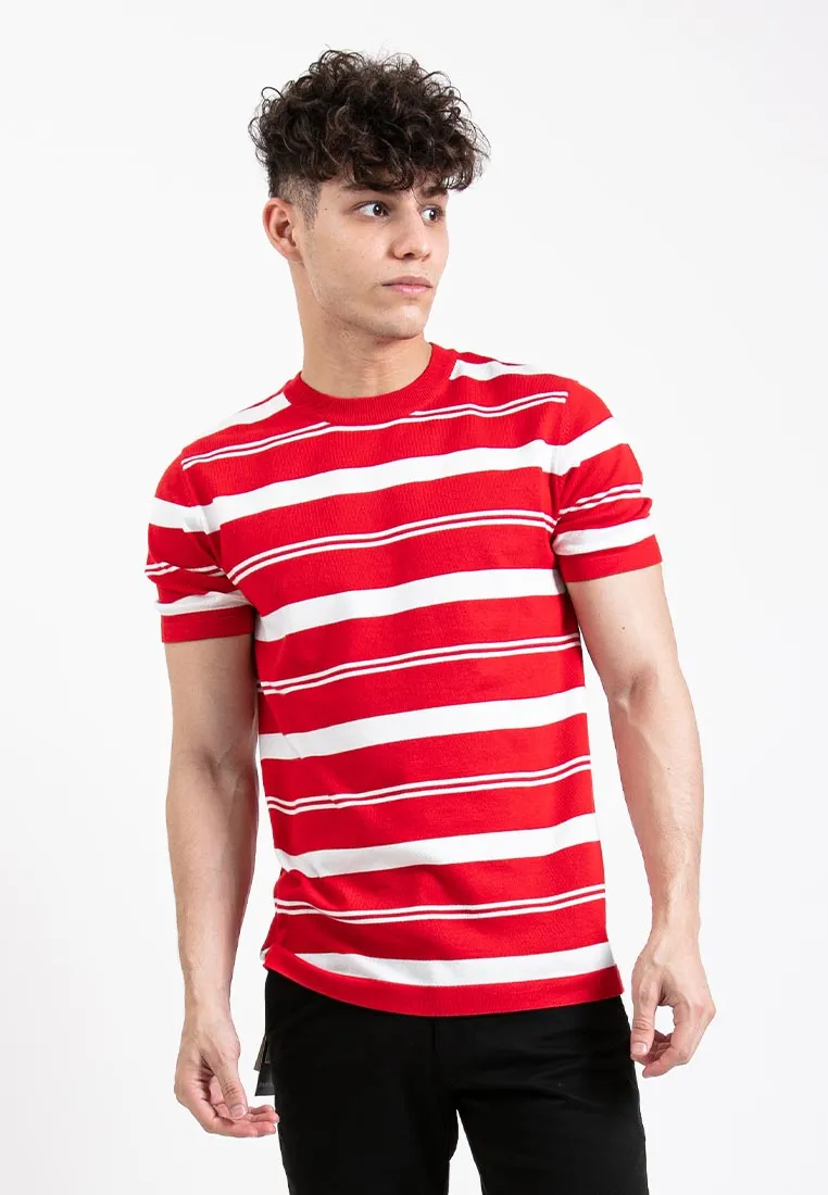 Forest Fancy Knitted Round Neck T Shirts Men Sweater Men Knitwear | Baju Sweater Lelaki Knitwear - 621349