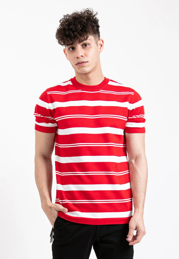 Forest Fancy Knitted Round Neck T Shirts Men Sweater Men Knitwear | Baju Sweater Lelaki Knitwear - 621349