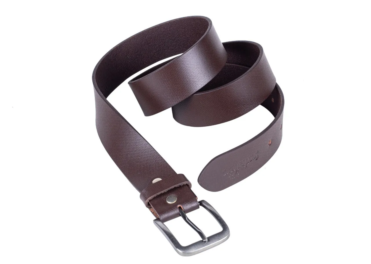 FORMAL LEATHER BELT 35203 (BROWN)