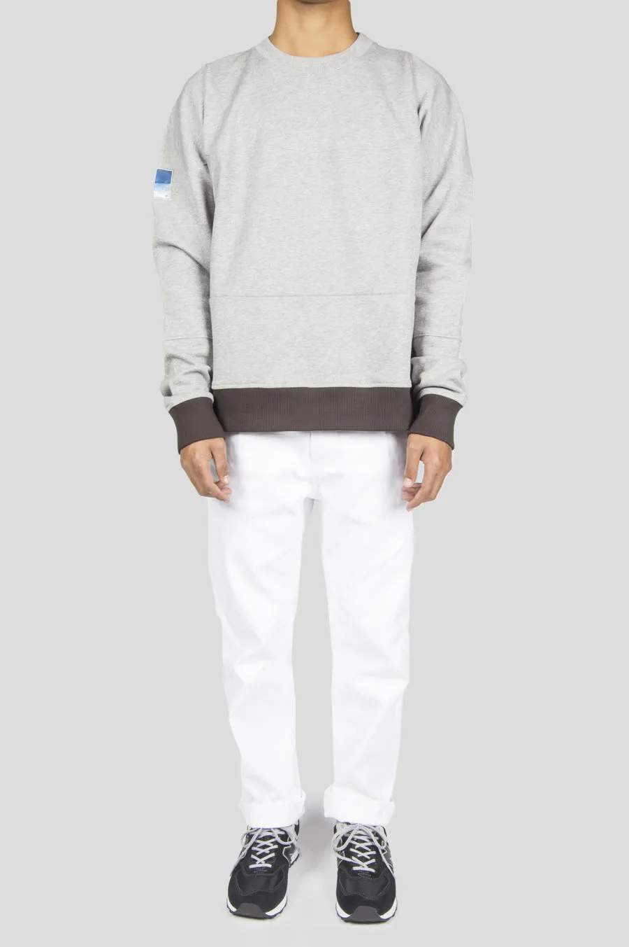 FUTUR TRE CREWNECK HEATHER GREY