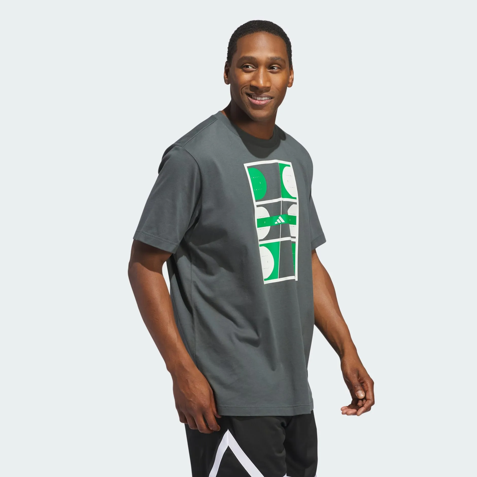 GLOBAL COURTS GRAPHIC T-SHIRT - Green