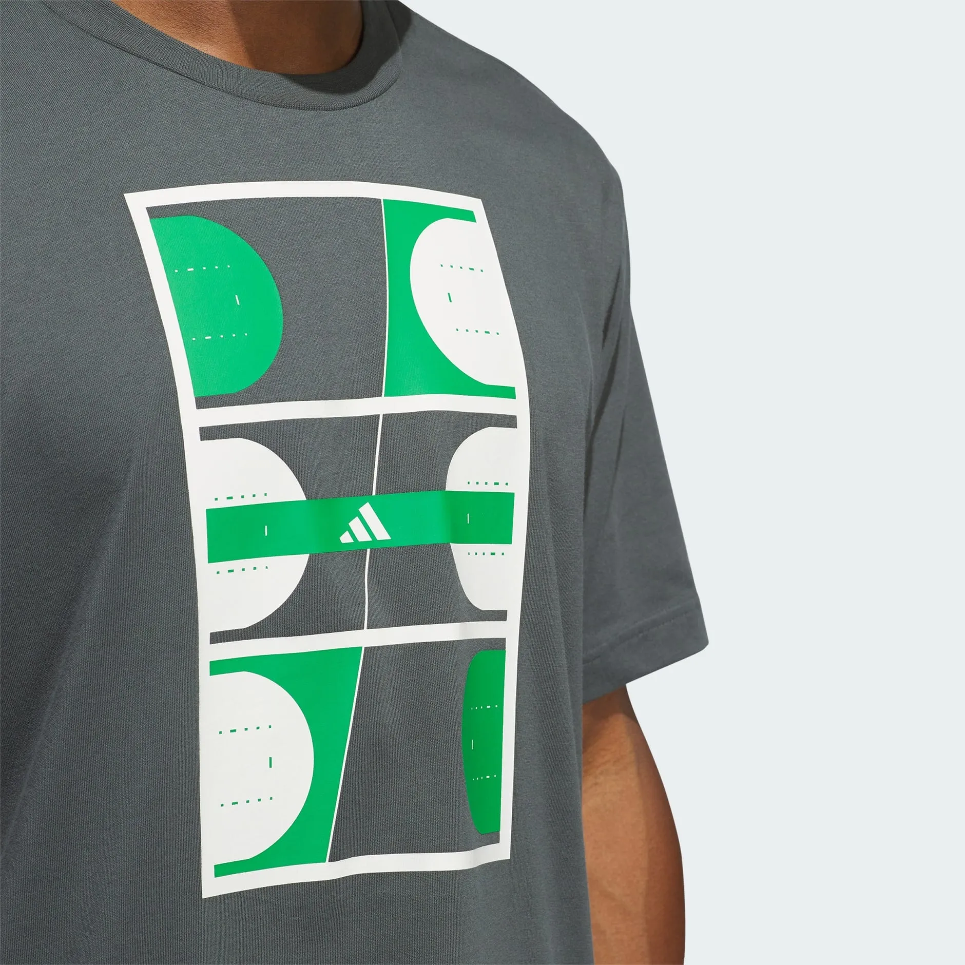 GLOBAL COURTS GRAPHIC T-SHIRT - Green