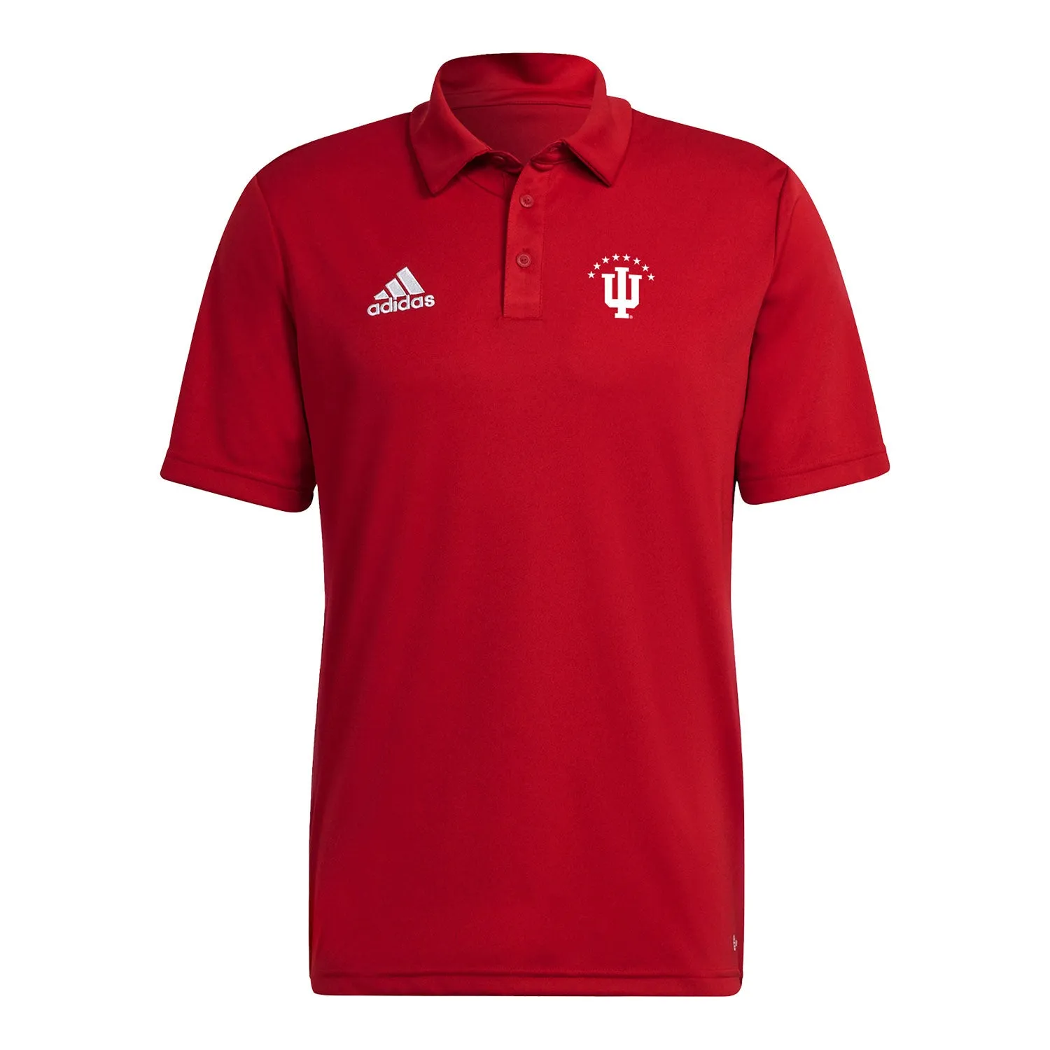 Indiana Hoosiers Adidas 8-Star Soccer Crimson Polo