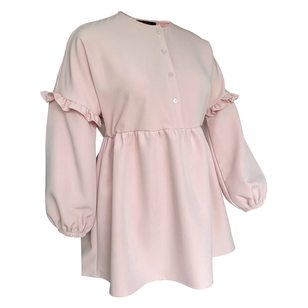 Jamari Blouse - Blush Pink