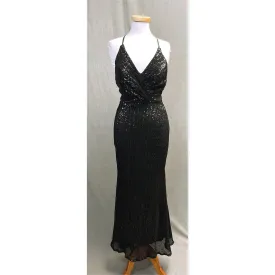 Lucci Lu black sequin dress, size 0