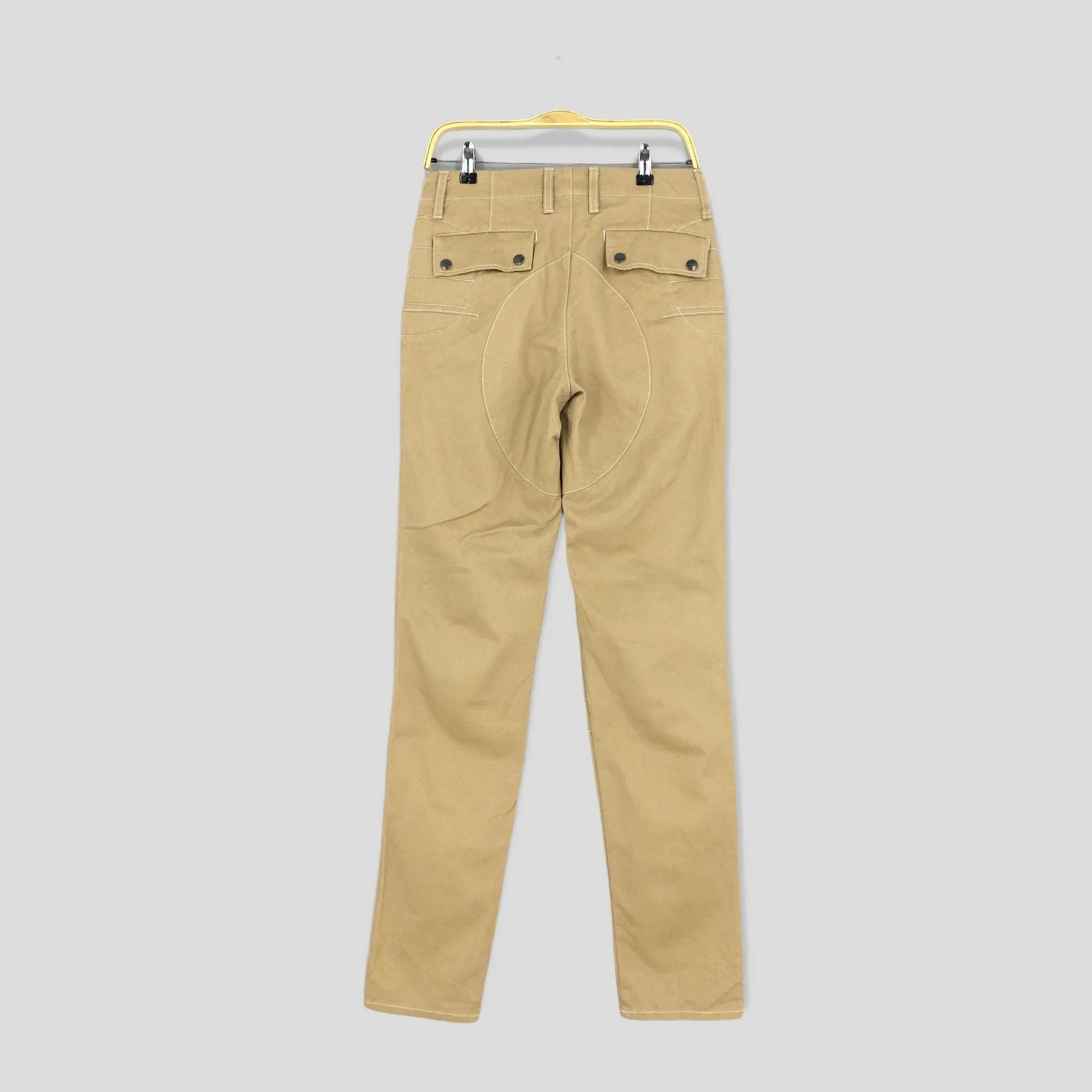 Max Fritz Japan Cargo Pants Beige Skinny Fit Size 30x33.5