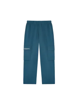 Mens Double Jersey Cargo Track Pants—storm blue