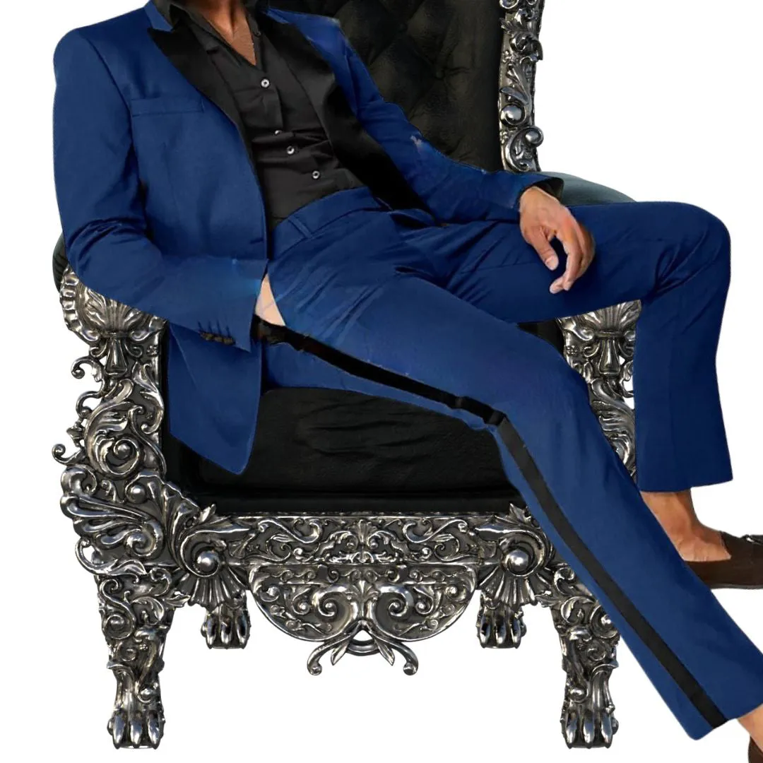 Mens SlimFit Trendy Groom Tuxedo Suit