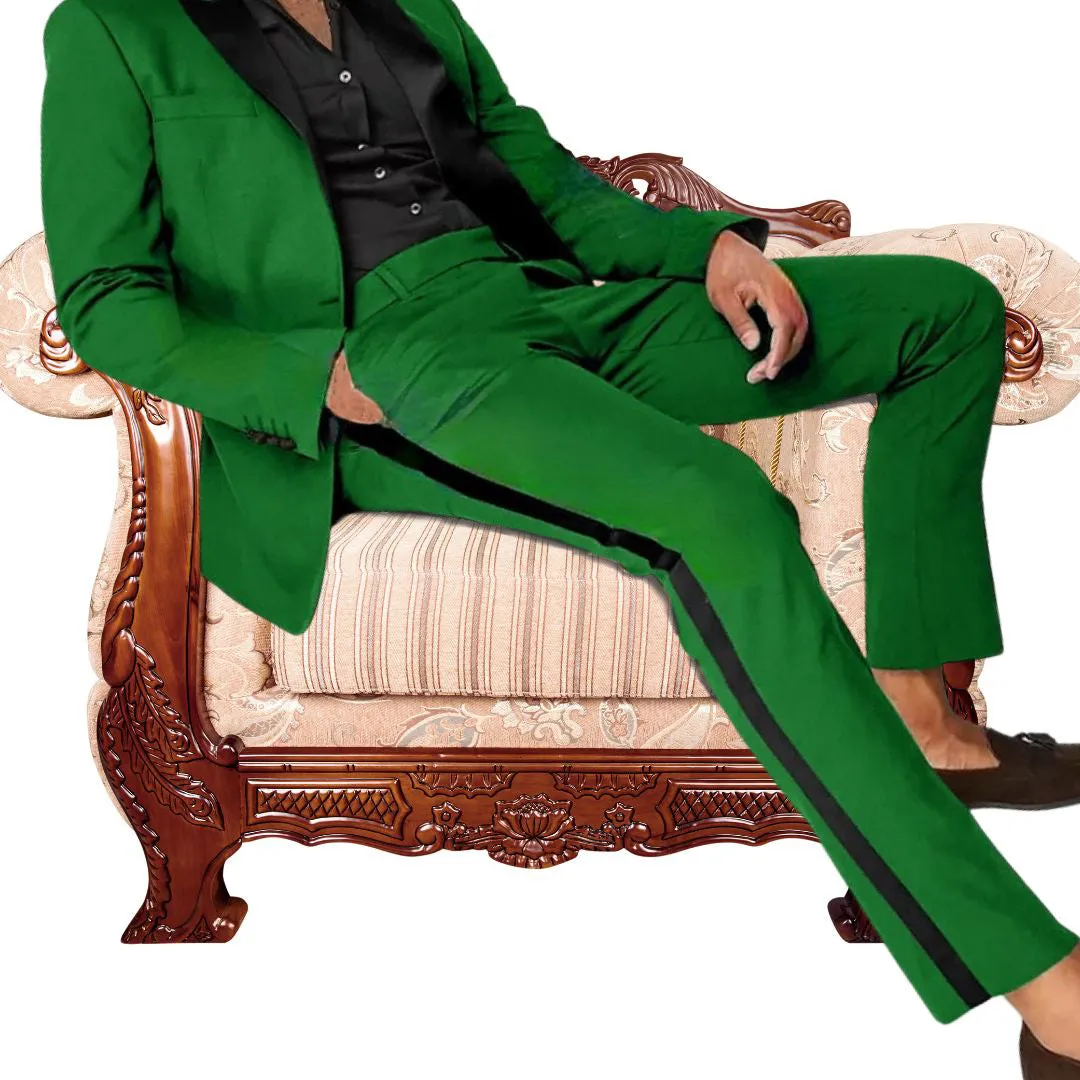 Mens SlimFit Trendy Groom Tuxedo Suit
