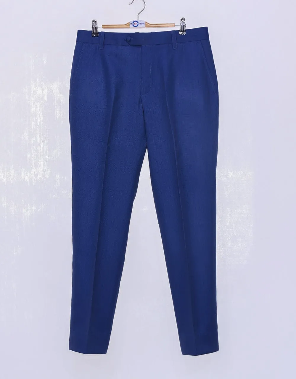 Navy Blue Birdseye Suit