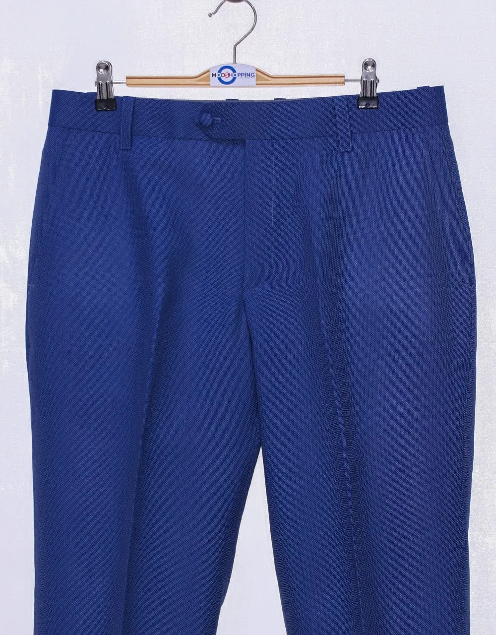Navy Blue Birdseye Suit