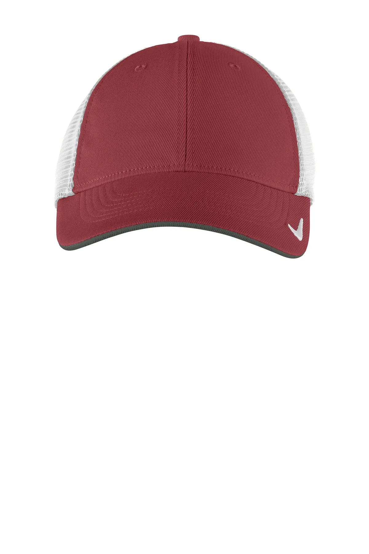 Nike DriFIT Mesh Back Custom Caps, Team Red/ White
