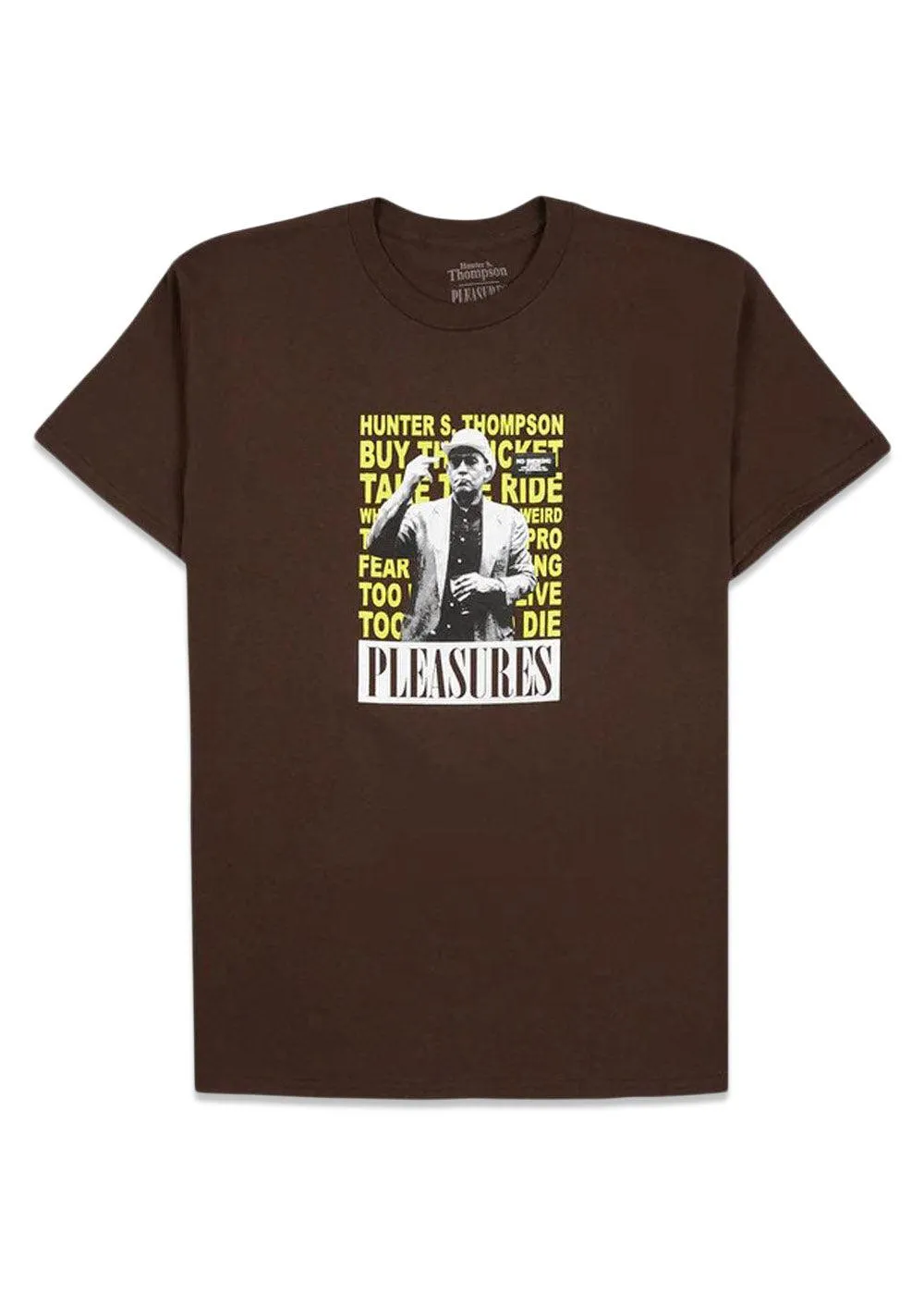 no smoking t-shirt - Brown